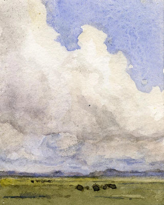 Frans Smissaert - Hoge wolkenlucht boven weilanden.webp