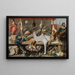 Jagtmarked - Frans Snyders — indrammet kunstværk på væggen