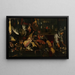 Køkkenindretning maleri - Frans Snyders — indrammet kunstværk på væggen