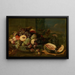 Naturmørke - Frans Snyders — indrammet kunstværk på væggen