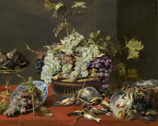 Naturtro med druer og vildt - Frans Snyders — visning af kunstværket
