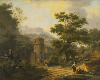 Frans Swagers - Mountainous Landscape with a Village.webp