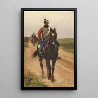 Frants Henningsen - To gardehusarer.webp