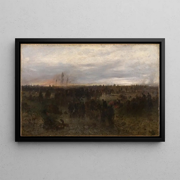 Franz Adam - Abend nach der Schlacht bei Wrth.webp