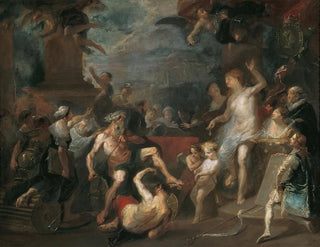Franz Anton Maulbertsch - Allegorie auf eine Preisverteilung an der Wiener Akademie unter Wenzel Anton Frst von KaunitzRietberg.webp