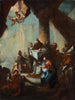 Studie til præsentationen af Kristus i templet for Saint Ulrich i Wien - Franz Anton Maulbertsch — visning af kunstværket