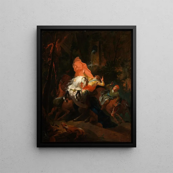 La conversion de Saint Norbert - Franz Anton Maulbertsch — indrammet kunstværk på væggen