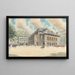 Wiener Statsopera - Franz Brenner Source: Tableau Opéra d'État de Vienne - Franz Brenner | Reproduction — indrammet kunstværk på væggen