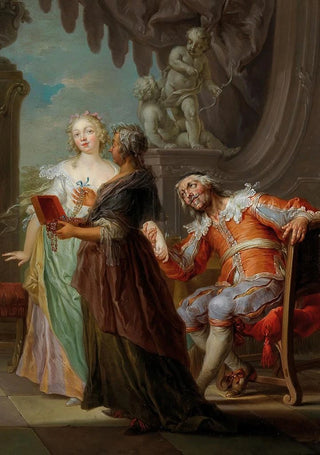 Franz Christoph Janneck - A Gallant Scene.webp