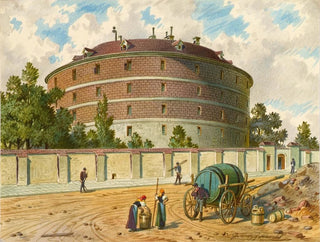 Franz Gerasch - Das alte Irrenhaus in Wien Narrenturm Kaiser JosephGugelhupf genannt.webp