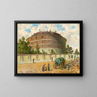 Franz Gerasch - Das alte Irrenhaus in Wien Narrenturm Kaiser JosephGugelhupf genannt.webp