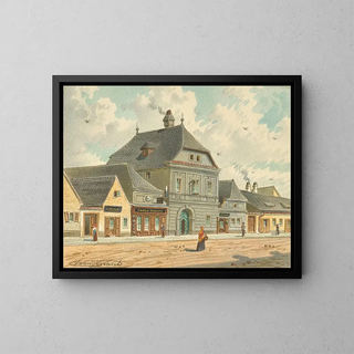 Franz Gerasch - Das einstige Jagdschloss der Kaiserin Maria Theresia in der Erdbergstrae 109 in Wien.webp