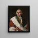 Portrait af købmand Józef Antoni Haller fra Krakow 1725-1785 - Franz Ignaz Molitor — indrammet kunstværk på væggen