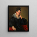 Marie von Niebauer née Mozart 1804-1870 - Franz Kadlik — indrammet kunstværk på væggen