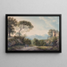 Vue de Tivoli à travers la vallée du Tibre au coucher du soleil - Franz Kaisermann — indrammet kunstværk på væggen