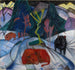 En Bison om Vinter Den Røde Bison - Franz Marc — visning af kunstværket