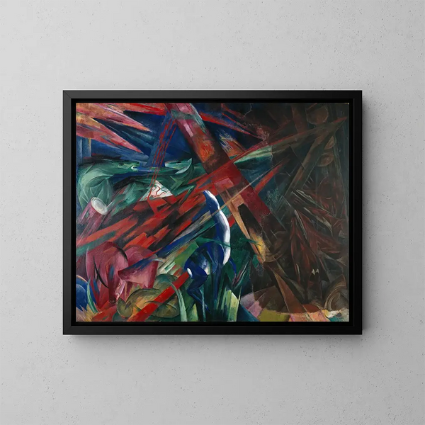 Franz Marc — indrammet kunstværk på væggen