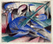Heste drømmende - Franz Marc — visning af kunstværket