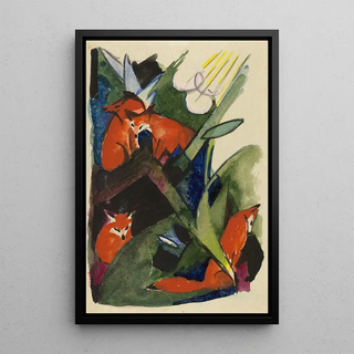 Franz Marc - Four foxes.webp