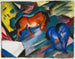 Rødt og blåt hest - Franz Marc — visning af kunstværket