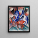 Saint Julien l'Hospitalier - Franz Marc — indrammet kunstværk på væggen