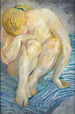 Studie af kvindelig nudes - Franz Marc — visning af kunstværket