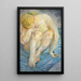 Studie af kvindelig nudes - Franz Marc — indrammet kunstværk på væggen