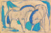 Deux chevaux bleu-vert - Franz Marc — visning af kunstværket