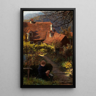 Franz Moppert - Hauswinkel im Garten.webp