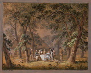 Le Déjeuner champêtre au Schpfenwald - Franz Niklaus König — visning af kunstværket