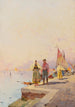 En solrig dag i Venedig - Franz Richard Unterberger — visning af kunstværket