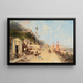 Rue Monreale, Palermo - Franz Richard Unterberger — indrammet kunstværk på væggen
