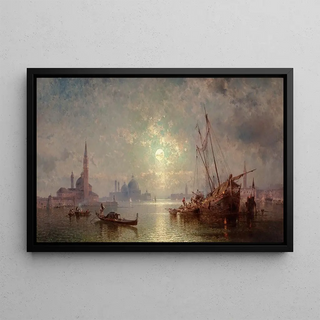 Franz Richard Unterberger - Venise Vue de San Giorgio Maggiore.webp