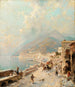 Vue d'Amalfi - Franz Richard Unterberger — visning af kunstværket