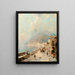Vue d'Amalfi - Franz Richard Unterberger — indrammet kunstværk på væggen
