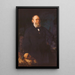 Ferdinand baron von Hochstetter - Franz Rumpler — indrammet kunstværk på væggen