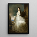 kejserinde Elisabeth - Franz Xaver Winterhalter — indrammet kunstværk på væggen