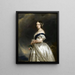 Den unge dronning Victoria i 1837 - Franz Xaver Winterhalter — indrammet kunstværk på væggen