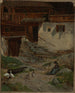 Maison à Taufers dans le Pustertal - Franz Xaver von Riedmüller — visning af kunstværket