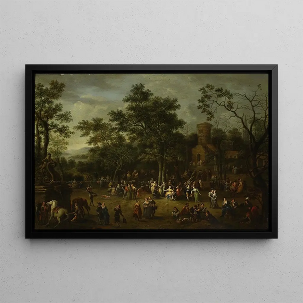 Franz de Paula Ferg - Festivity in a park.webp
