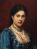 Pige i dirndl - Franz von Defregger — visning af kunstværket