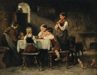 La Grâce - Franz von Defregger — visning af kunstværket