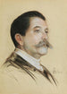 Portrait af Herbert von Bismarck - Franz von Lenbach — visning af kunstværket
