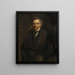 Gottfried Semper arkitekt - Franz von Lenbach — indrammet kunstværk på væggen