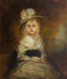 Portrait af hendes datter Marion - Franz von Lenbach — visning af kunstværket