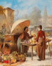 Markeds scene - Franz von Persoglia — visning af kunstværket