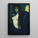 Le péché - Franz von Stuck — indrammet kunstværk på væggen