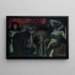 Helvede - Franz von Stuck — indrammet kunstværk på væggen