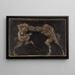 Faunes combattants - Franz von Stuck — indrammet kunstværk på væggen