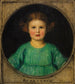 Portrait af en pige af AnnaLore Butzer - Franz von Stuck — visning af kunstværket